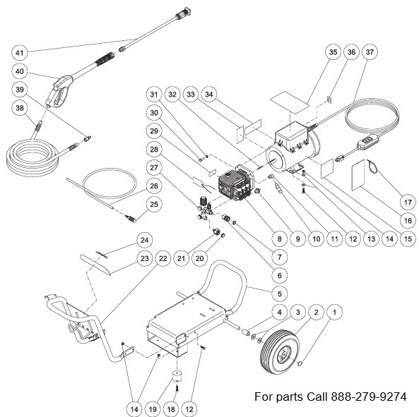 MITM GC-1502-0ME1 pressure washer parts and manual
